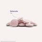 A group of round, light pink tablets labeled as Melatonin Fast Dissolve 1mg by Natrol are stacked on a white surface. Shown for illustration purposes only; actual products may vary.