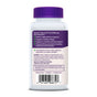 A white bottle of Natrol Vitamin B-12 5000mcg Fast Dissolve Tablets with a purple cap; the label features energy metabolism benefits, usage directions, warnings, a barcode, and other product details.