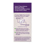 Box of Natrol Advanced Sleep Melatonin + 5HTP 6mg Time-Release Tablets with a diagram showing a quick-release outer layer and controlled-release core, plus information on melatonin’s sleep benefits and important warnings.
