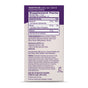 Back of a Natrol Advanced Sleep Melatonin 10mg Time-Release Tablets box features suggested use, supplement facts, ingredients, manufacturer details, warnings, and storage info in purple and black text on a white background. Ideal for sleep support.
