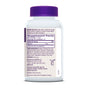 A white plastic Natrol Melatonin 3mg Fast Dissolve Tablets bottle with a purple cap shows suggested use, supplement facts, ingredients, and warnings for this sleep support supplement on its label.
