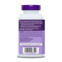 Back label of Natrol Sleep & Restore Capsule Non-Melatonin highlights GABA and magnesium glycinate, with warnings, storage tips, and a barcode at the bottom. The mainly white and purple label describes this melatonin-free sleep aid.