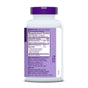 A white bottle with a purple cap labeled Natrol Sleep & Restore Capsule Non-Melatonin displays supplement facts, suggested use, other ingredients, distributor details, and an allergen caution for soy and fish. This magnesium glycinate formula is melatonin-free.