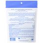 Back of Native Pet Calm Chews Supplement for Dogs bag, with blue and white packaging detailing ingredients, directions, and warnings, plus text highlighting benefits as relaxation chews that help reduce anxiety in dogs.