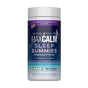 Natural Vitality CALM Sleep with Melatonin Gummies, Blueberry-Pomegranate flavor, offers magnesium citrate and L-theanine. The vegan, gluten-free, and non-GMO formula comes in a 120-count bottle.