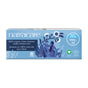 A blue box of Natracare Non Applicator Super Tampons 20ct features a person reaching for plants, daisies, and ferns. The box states 100% organic cotton tampon, totally chlorine free.
