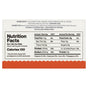 Back of a Natural Catch Yellowfin Tuna Filets in Extra Virgin Olive Oil package, listing ingredients—Yellowfin tuna, olive oil, water, broth, salt—and clear nutrition facts per 3oz serving alongside company information.