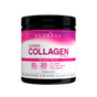 A black jar labeled NeoCell Super Collagen Peptides Powder with a pink and white design. This unflavored powder provides 10g hydrolyzed collagen per serving for skin, hair, nails, and joints. Gluten-free and keto-certified.