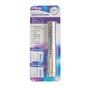 The New Wave Enviro Alkaline Water Wand is a packaged stainless steel wand designed to alkalize water, raise pH, and reduce chlorine in minutes. Its mostly white and purple packaging features blue accents and usage illustrations.