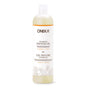 A clear plastic 500 mL (17 fl. oz.) bottle of Oneka Shower Gel - Goldenseal and Citrus, with gold and black text on a white label, features moisturizing hemp oil and a white flip-top cap.