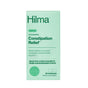 A green box of Hilma Occasional Constipation Relief, drug-free and herbal, contains 46 capsules. The packaging emphasizes natural constipation relief and digestive comfort using gentle herbs and magnesium citrate.