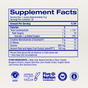 Ora Organic Muscle Memory: Supercharged Creatine Powder Supplement Facts per 8g serving: 5 calories, 1g carbs (1g sugar), 5g creatine monohydrate for muscle recovery, 1g D-ribose, and 500mg taurine. Other ingredients listed below.