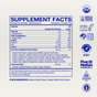 Supplement facts for Ora Organic So Lean & So Clean: Daily Active Plant Protein Powder, with plant protein nutrition, organic ingredients, monkfruit sweetener, and USDA Organic, Non-GMO, Vegan, Kosher, Informed Sport & NSF certifications.