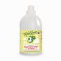 A bottle of Rebel Green Fresh Laundry Detergent Liquid - 3x Concentrated features a yellow label with green silhouettes, highlighting its peppermint lemon scent and eco-friendly, plant-based formula.