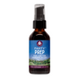 WishGarden Herbs’ Party Prep is a 2 fl oz brown bottle herbal supplement with pump top and blue-green landscape design, offering natural liver support to help you feel better the morning after your next celebration.