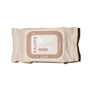 A package of PAUME Hand and Body Cleansing Wipes, alcohol-free and moisturizing, beige with a rectangular resealable lid and minimalist text, shown against a white background.