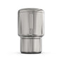The Rorra Countertop System by Rorra is a cylindrical stainless steel water filtration system dispenser with a spigot and a removable lower container, NSF tested to remove lead, shown photographed against a plain white background.