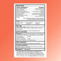 The GENEXA Cold Crush drug facts label includes active/inactive ingredients, uses, directions, warnings, and a note that claims arent evaluated by the FDA. Light pink background. Ideal for adults seeking homeopathic cold medicine.