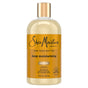 A 13 fl oz (384 ml) bottle of SheaMoisture Shampoo - Moisture Retention features a golden label highlighting sea kelp and argan oil. This sulfate-free shampoo deeply nourishes and hydrates hair, leaving it healthy and vibrant.