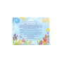 The back of a Bar Soap Buddies package by Pacha Soap Co. displays wavy blue designs, cartoon sea creatures, coral art, product info, instructions, icons, and a barcode in the lower right corner.