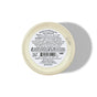 A round container of Pacha Soap Co. Liquid Hand Soap viewed from above, showing the label with directions, ingredients like sustainably sourced palm oil, barcode, recycling symbols, and product details on a white background.