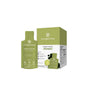 A green sachet and box of Cymbiotika Super Greens Liquid Packets - Detox + Digestion are shown, featuring a lime slice graphic and text highlighting immune support, cellular detoxification, digestion, and overall health benefits.