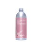 A silver aluminum bottle with a pink label reads “Deep Conditioner” by Plaine Products. At the top: “Refill • Reuse • Rejoice.” This hair moisturizer restores shine for healthy, vibrant hair.