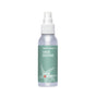 A small, refillable Plaine Products Hair Repair spray bottle with a mint green label, white starfish graphic, and white spray cap. This detangler cares for your hair while supporting reusing and recycling.