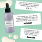 A bottle of UpCircle Scalp + Hair Oil with Bacuri Butter and Castor Oil, crafted with natural ingredients and acclaimed in reviews for promoting healthy hair growth, is displayed on a mint green background, accented by cream drops and bold text featuring quotes from beauty magazines.