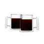 Two Pure Over Double-Walled Mug Set coffee mugs, each with straight handles and 
