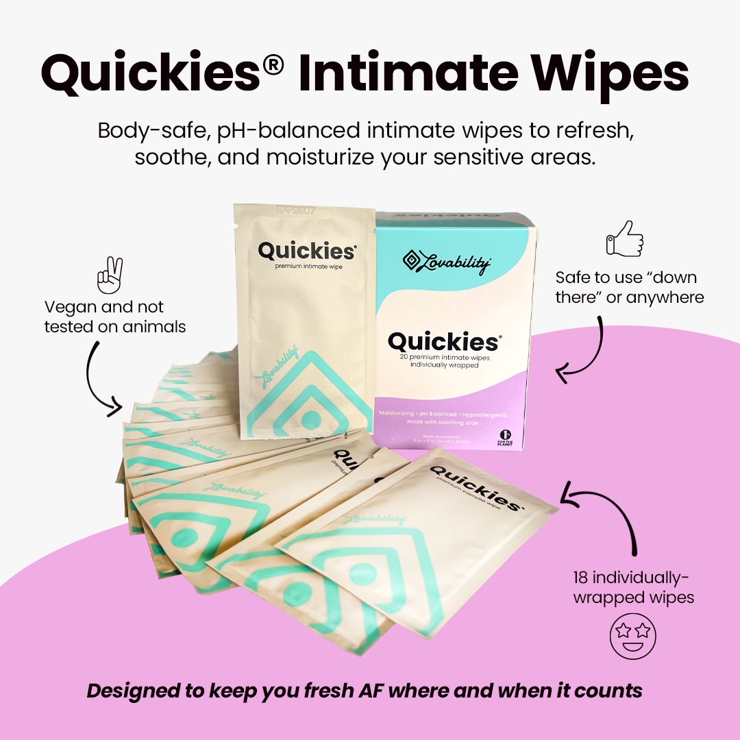 Lovability Quickies Intimate Wipes - Thumbnail 4
