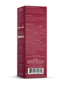 A maroon box of Badger Balm’s Rose Beauty Oil – Restores & Smooths is displayed, highlighting its skin hydration benefits. The back and side panels feature the ingredient list—including organic rose oil and biocompatible oil—along with usage instructions, manufacturer information, and a barcode.
