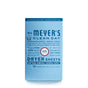 Mrs. Meyers Dryer Sheets with Rain Water scent in blue packaging offer aromatherapeutic benefits, softness, and static reduction. With 80 sheets, they ensure a gentle, eco-friendly clean and are an excellent choice among fabric softeners for effortlessly fresh laundry.