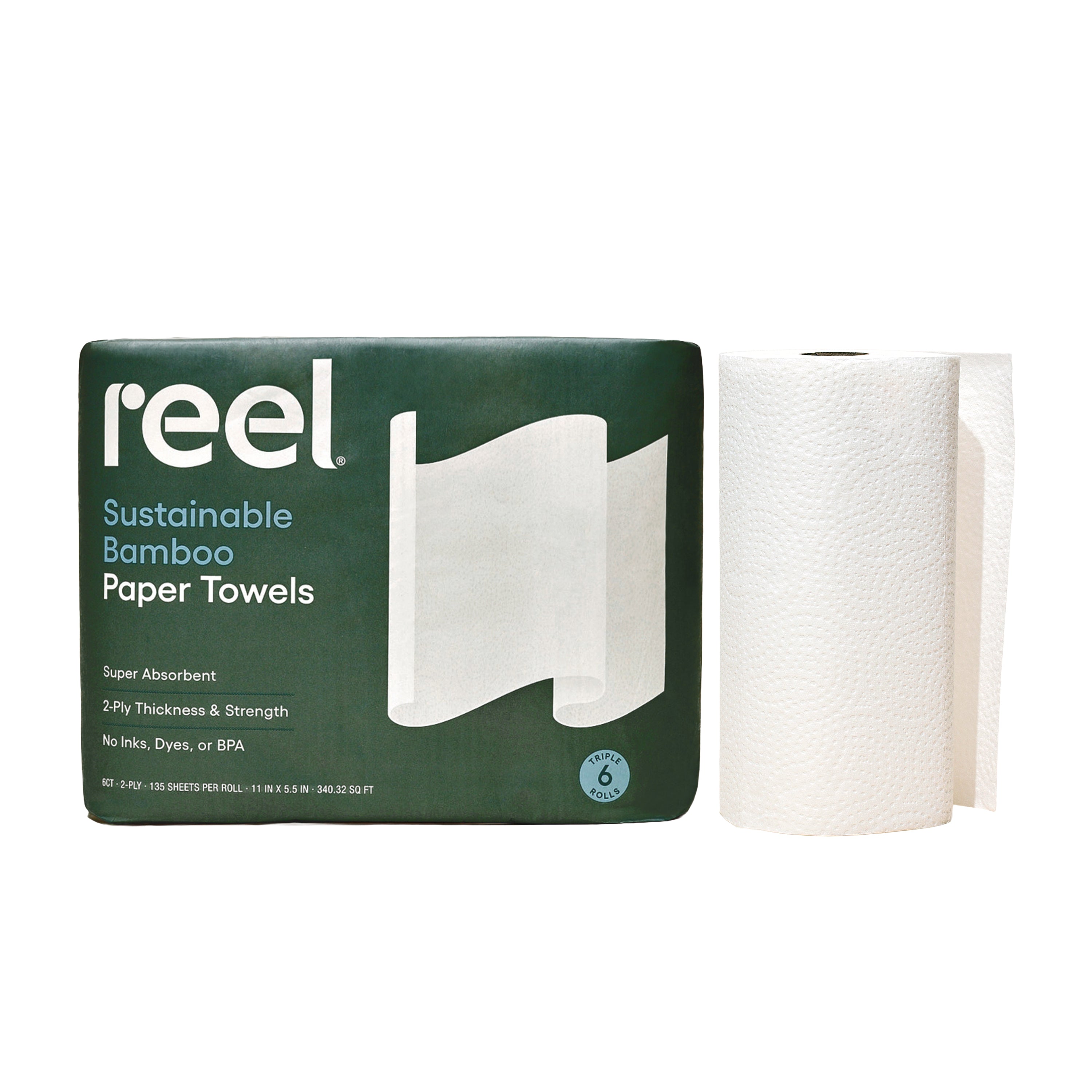 Reel Paper Bamboo Paper Towels - Thumbnail 2