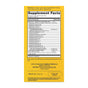 Yellow Digestive 65 B Probiotic box by Renew Life shows Supplement Facts, ingredients, and directions for delayed-release vegan capsules. Features prebiotics, probiotics, postbiotics for digestive support; gluten, dairy, soy free noted at the bottom.