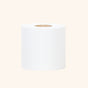 A single roll of Repurpose Bamboo Toilet Paper 3ply 300 sheets, part of a 4-pack, stands upright on a light beige background.