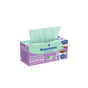 A box of Repurpose Compostable Small Bin Bags, Lavender Scented, shows a mint-green bag being pulled out. The purple and green box features “Scented,” “25 bags,” and eco-friendly icons for home compostable trash bags.