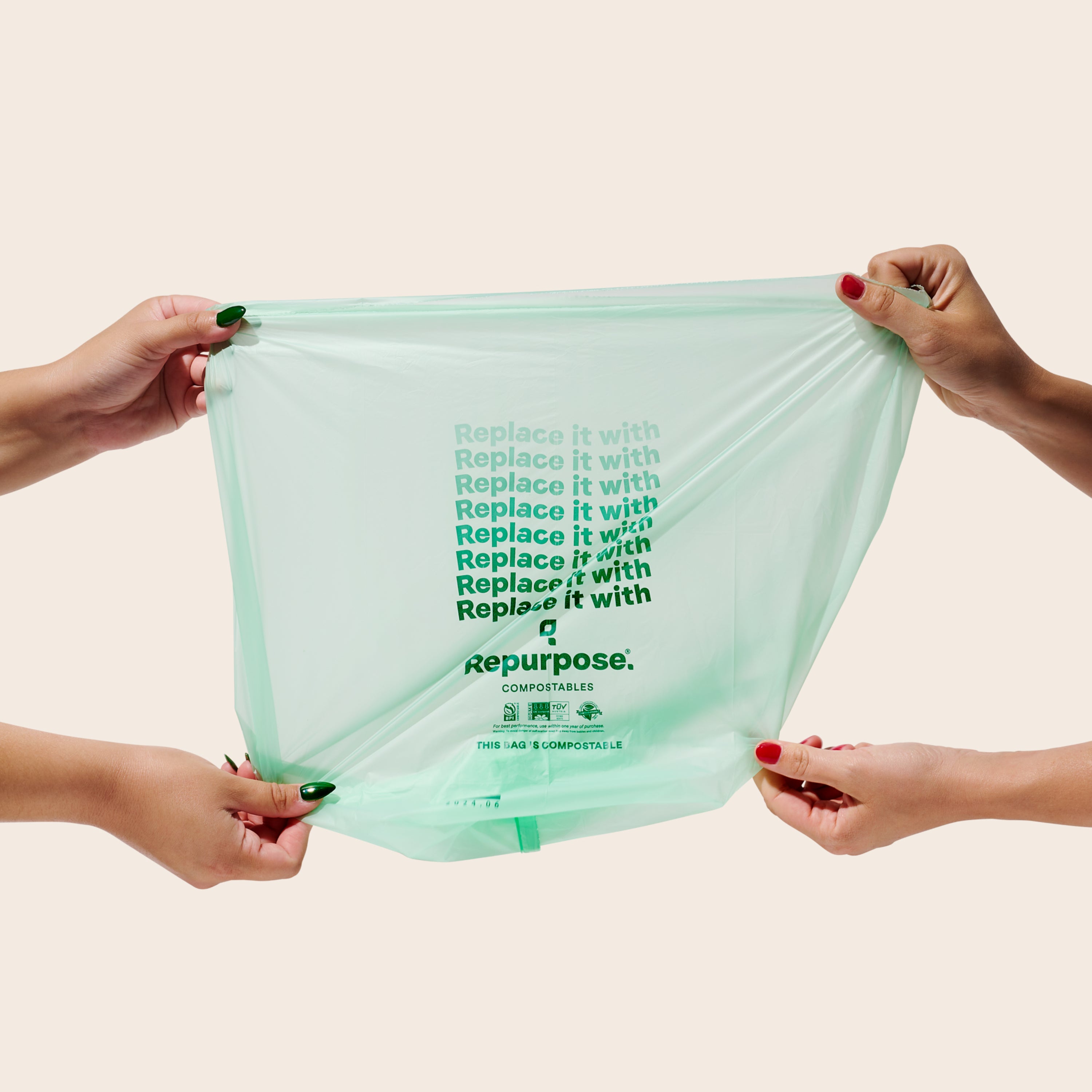 Compostable Small Bin Bags, Lavender Scented - Thumbnail 4