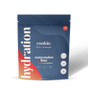 Rookie Wellness Hydration Support + Electrolytes with BCAA is a blue and red pouch supplement featuring watermelon lime flavor, 30 servings, no sugar added, and gluten-free.