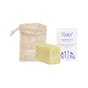The Grove Collaborative Bar Soap + Saver Bag Duo is shown against a white background, featuring a soap saver bag, a handcrafted soap bar, and a branded box labeled Rosemary & Lavender.