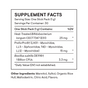 Thorne Complete Biotic Powder Packets 3-in-1 Formula supplement facts show a 1g stick pack serving, with prebiotic, probiotic (including Bifidobacterium longum), and postbiotic ingredients like PreforPro for microbiome and bowel regularity support.