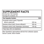 Thorne Women's Libido Boost Capsules feature a Supplement Facts label: serving size—2 capsules, 30 servings per container. Ingredients: Fenugreek 500 mg, Damiana 300 mg, Shatavari 100 mg for sexual wellness and libido support. Inactives listed below.