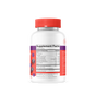 A white bottle with a red cap shows the Supplement Facts label for Smarty Pants Kids Triple Acountion Immunity + Elderberry 60count, featuring nutrition, ingredient details, immune-supporting elderberry extract, and berry images on the side.