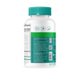 A white bottle of SmartyPants Organic Prenatal Multi & Omegas Gummies with a teal cap shows directions, warnings, and customer support details on its back label. Above the text are icons for gluten-free certification, 19 ingredients, and multi-benefit support, making it an excellent option for those seeking organic prenatal vitamins or an omega-3 supplement during pregnancy.