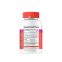 A white bottle with a red cap features the SmartyPants Kids Prebiotic and Probiotic Immunity Gummies label, displaying Supplement Facts and a list of ingredients. Small tomato illustrations decorate the left side of the label, emphasizing its focus on children’s immune support. The bottle is set against a plain white background.