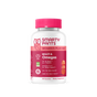 A 90-count bottle of SmartyPants Womens 50+ Plus Multi & Omegas, a multivitamin for women over 50, features a pink cap and label with an owl graphic and icons highlighting daily nutrients plus omega-3 DHA/EPA.