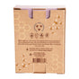 Savannah Bee Company’s brown cardboard box features honeycomb and bee illustrations, with text describing their mission to save bees. The packaging highlights the Heel Balm and Body Balm Gift Set as a natural skin moisturizer, provides usage instructions, website, bar code, and various certification symbols. Made in USA.