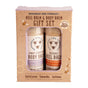 The Savannah Bee Company Heel Balm and Body Balm Gift Set comes in an elegant brown box and includes nourishing honey body balm and beeswax heel balm in soothing rosemary lavender and refreshing tangerine spearmint scents. This natural moisturizer set delivers exfoliating, smoothing, and softening benefits for irresistibly touchable skin.