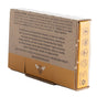 A cardboard box from Savannah Bee Company, designed for their Bee The Balm Lip Balm Gift Set, featuring ingredient text, a bee illustration, and certification and recycling icons on the side—a charming package for gifting.