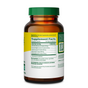 A brown supplement bottle with a green lid features a white label showing suggested use, supplement facts, ingredients—including Sea Moss—and manufacturer details in black and green text. Product: Sea Moss Complex by MegaFood.